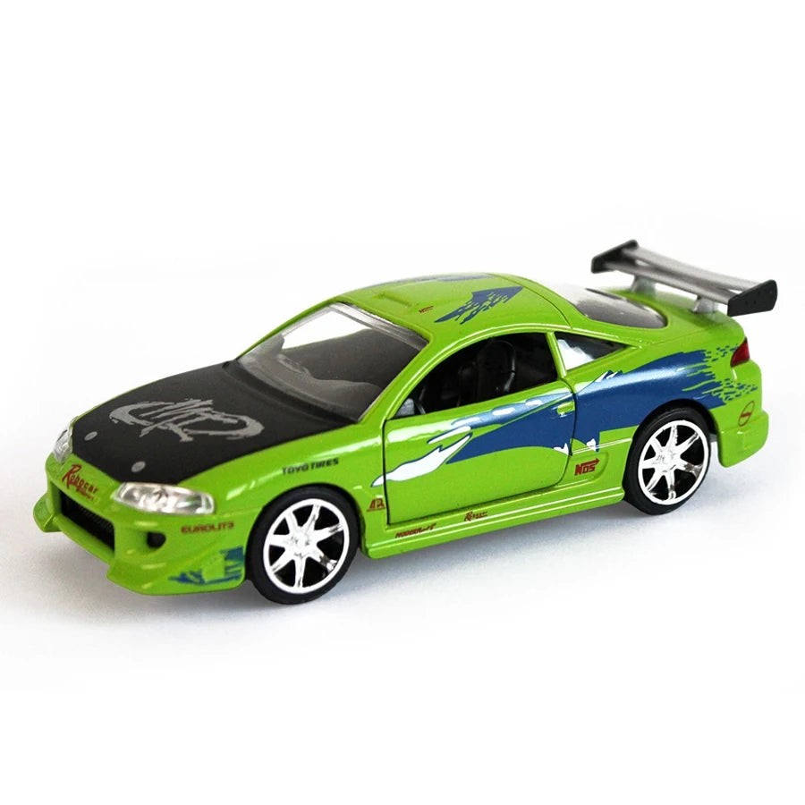 In Stock JADA 1:32 Fast & Furious 1995 Mitsubishi Eclipse Alloy Die-cast Car Model 25th Anniversary Original Box Gift Collecting
