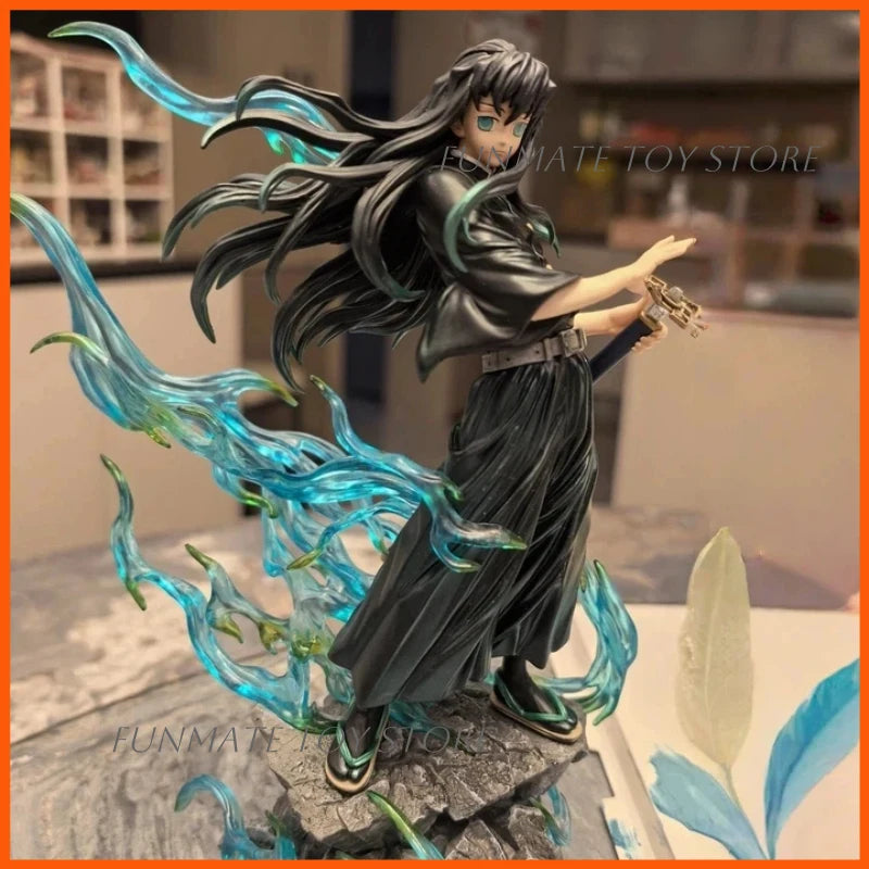 Demon Slayer Muichiro Tokito Hashira Gk Figure Resin Statue Collectible Model Desktop Decoration For Anime Collectors
