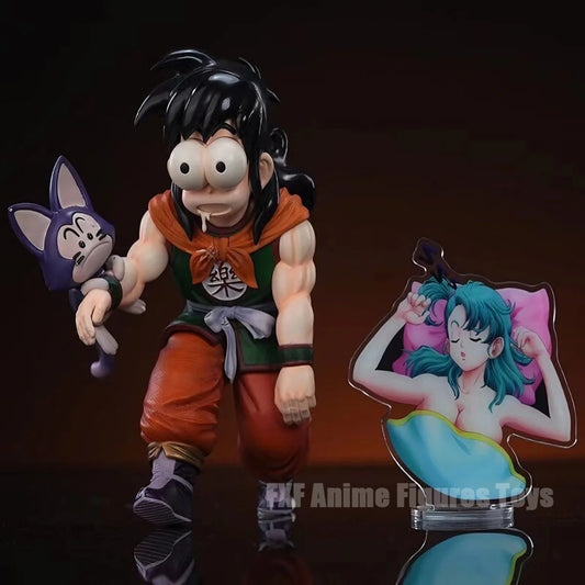 13.5cm/5.31in Anime Dragon Ball Figure Spoof Yamcha Action Figures Pvc Statue Ornamen Collection Model Toys Gifts