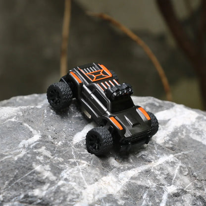 Turbo Racing 1:76 Baby Monster C81 C82 RC MINI Truck Car Monster Truck With Cool Lights Buggy RC Model Car Desktop Toy Gift