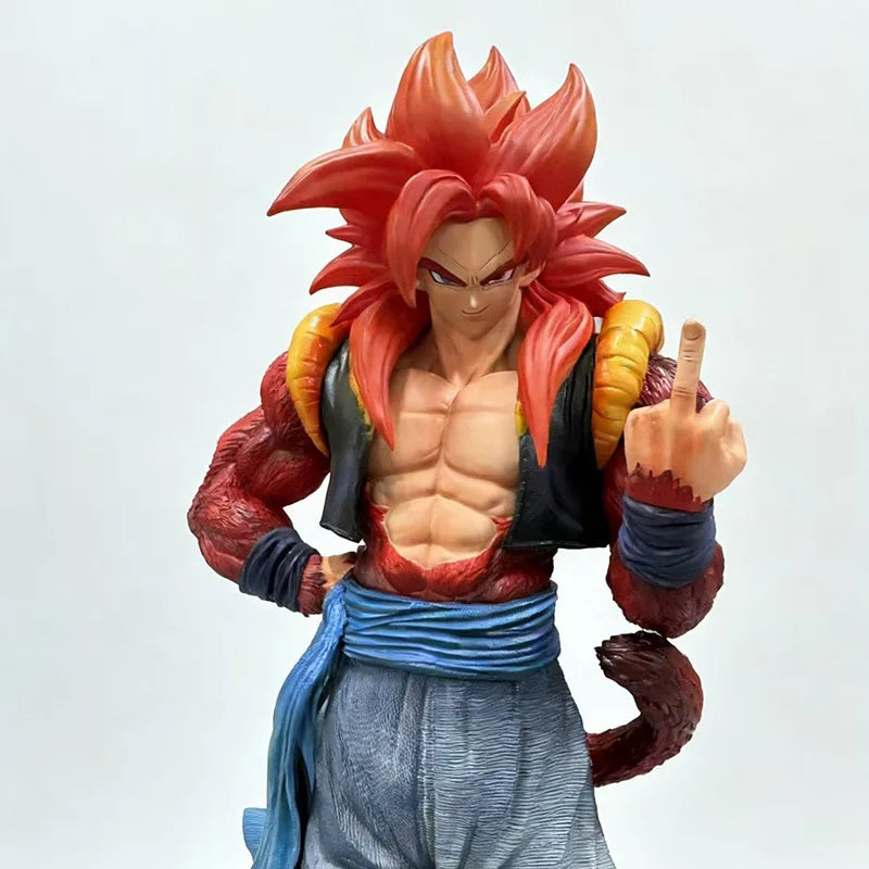 Jt Statue Dragon Ball Ssj4 Gogeta Figure Replaceable Hands Super Saiyan 4 Gogeta Pvc Action Figures Collection Model Toys Gifts