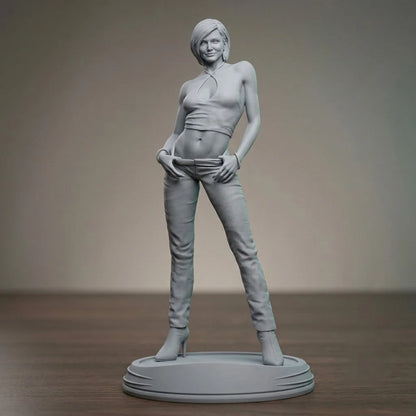 1/24 1/18 1/12 Charlie's Angels Unpainted Unassembled 3D Printing Model Garage Kits  (Requires Painting and Assembly)