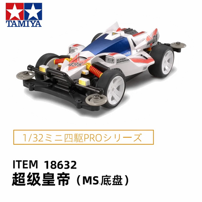 OriginalTamiya 18632 Racing MINI 4WD Car MS Chassis dash01 Super Emperor Assembly Model Kit