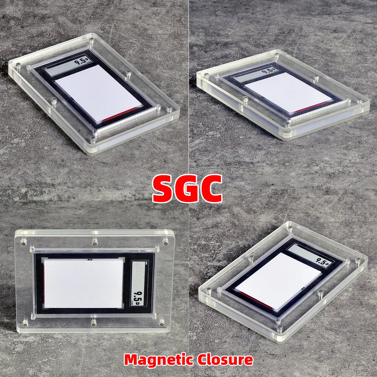 PSA BGS CSG CGC SGC Graded Slab Guard Case Magnetic Holder Protector Display Storage Box Frame for Pokemon NBA TCG Trading Cards