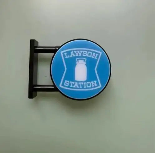 Magnetic Family Mart Hand Touch LED Refrigerator Sticker Lawson Convenience Store Luminous USB Fridge Stickers Home Decoration