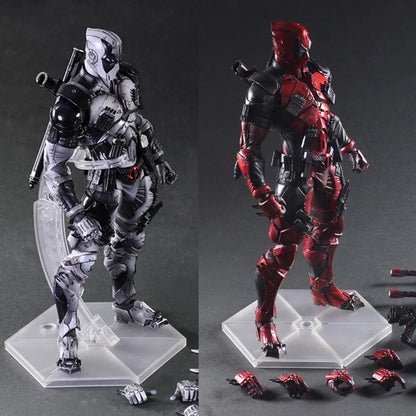 Play Arts Deadpool Action Figure Marvel X-Men Play Arts Kai Super Hero Wade Winston Wilson BJD Deadpool Figure Collect Model Toy