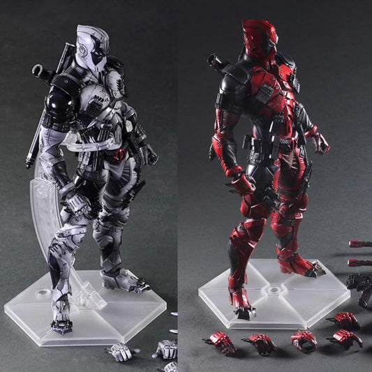 Play Arts Deadpool Action Figure Marvel X-Men Play Arts Kai Super Hero Wade Winston Wilson BJD Deadpool Figure Collect Model Toy