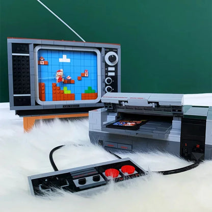 Ideas Super NES TV Game Console Model Moc Modular Building Blocks Bricks Action Figures Educational Children Toy 2646pcs