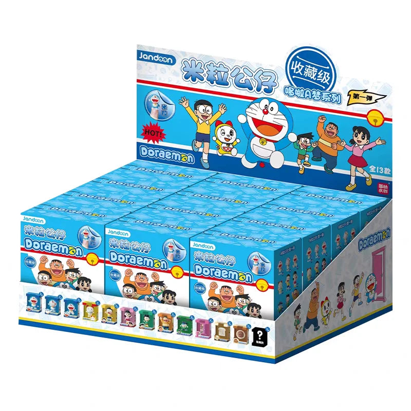 JANDOOM  Toy Story Stitch Mickey Mouse Winnie Zootopia Doraemon Action Figure Rice Grains Doll Model Blind Box Toys Modei Gifts