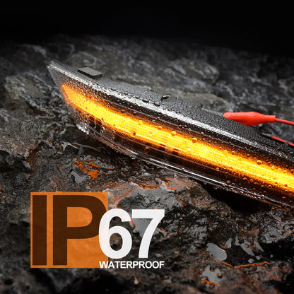 For Porsche 911 992 Carrera 4 S 4S Targa Turbo GT3 2019-2025 Sequential LED Corner Turn Signal Light Amber Sidemarker 992953041C