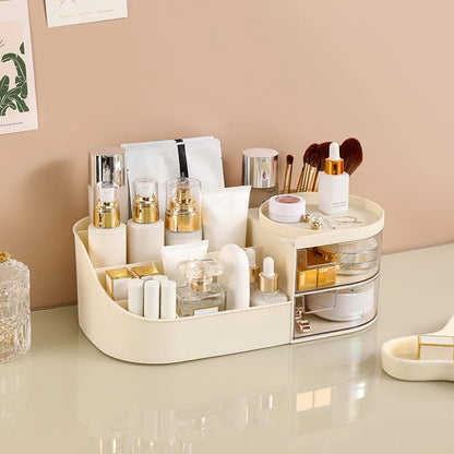 Table Makeup Storage Box Cosmetic Storage Organizer Jewelry Nail Polish Dormitory Makeup Container Desktop Sundries Storage Box
