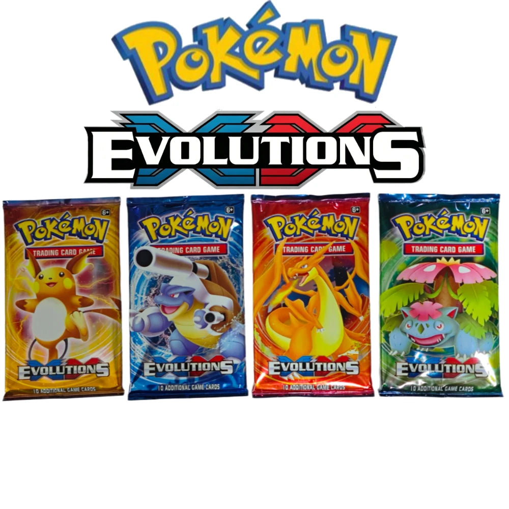 100PCS Pokémon TCG: Mega Evolution-Pitch Black Booster Display Box Prismatic 151 Evolutions English Battle Cards Game Cards
