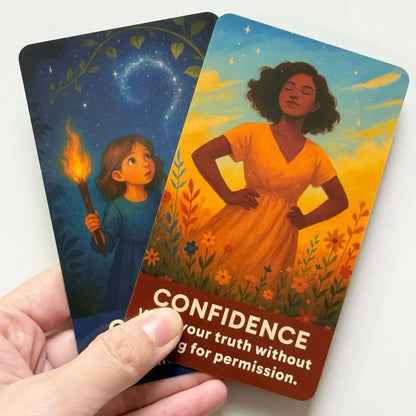 The Soul's Compass Oracle Deck, 80-cards With Messages for The Soul, Daily Reflection and Meditation, 12*7cm, Tarot Cards