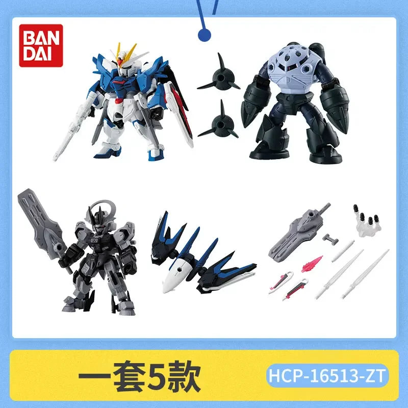 Bandai Gashapon Original Mobile Suit Ensemble (MSE) Gundam RX-78-2 Strike Hi-Nu Wing Astray ZZ Barbatos Assemble Model Kit