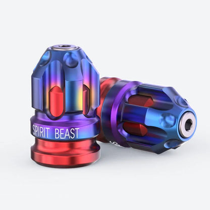 1Pair Aluminum Alloy Valve Caps Tire Valve Caps Automobile Tire Caps Anti-Leak Valve Suitable For Motorcycles Car Bicycles