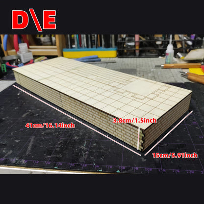 Assembly Architectural Model Miniature Sand Table Building Bungalow Railway Station Ticket Office Diorama Scale Model Kit 1/35