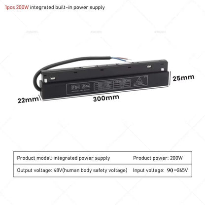 Magnetic Track LED Light Fixtures Flexible Ceiling Spotlight Rail Strip Magnet System For Indoor Modern Home Living Room Kitchen