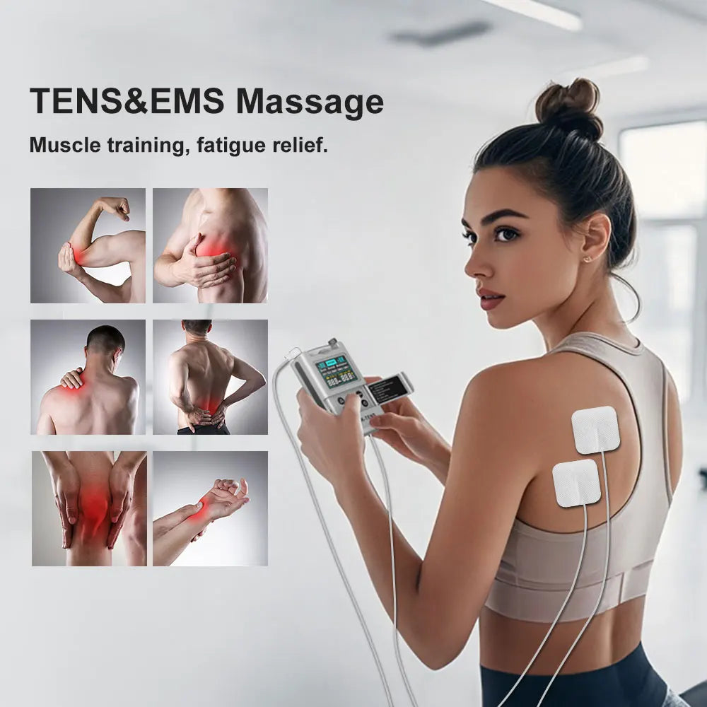 Physiotherapy Tens Muscle Stimulator Electric Ems Acupuncture Body Massage Digital Therapy Slimming Machine Electro Stimulator