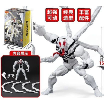 BLOKEES Original Spider Man ANTI Venom Daredevil Marvel CHAMPION CLASS Version Action Figure Assembled Movie Model Toys Gift