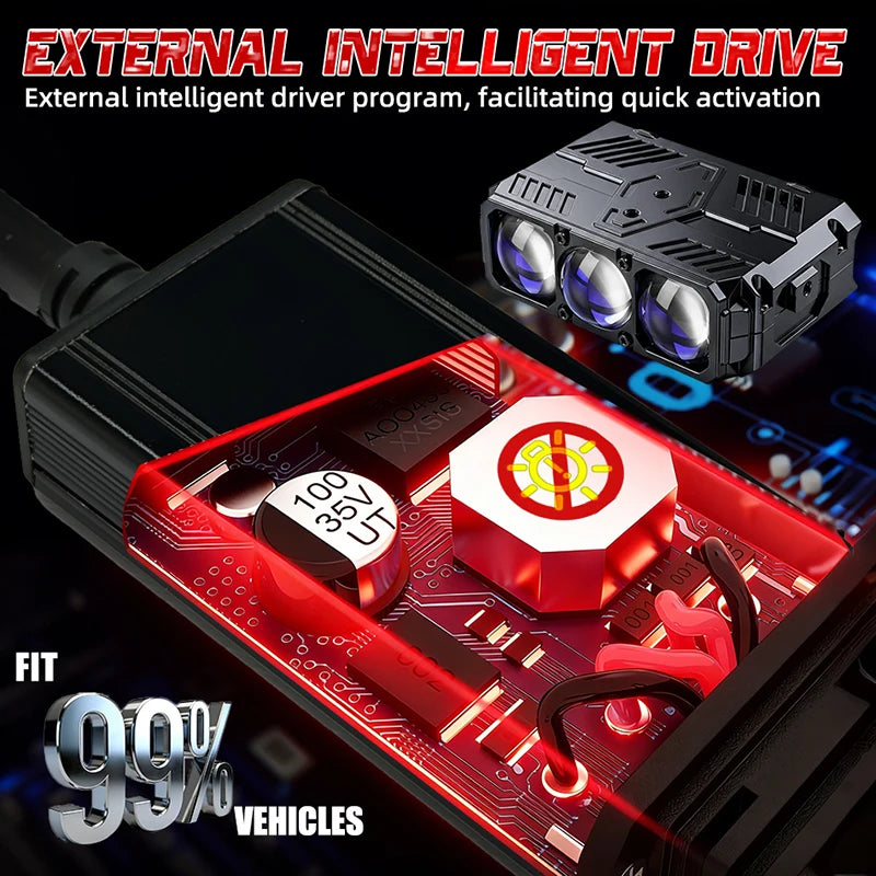 450W Car Grill Led Work Light Bar 3000K 6000K Projector Led Bar White Yellow Spotlights Grille Lights Motorcycle Offroad Truck