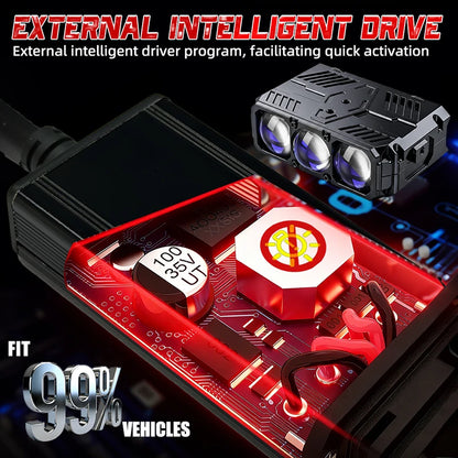 450W Car Grill Led Work Light Bar 3000K 6000K Projector Led Bar White Yellow Spotlights Grille Lights Motorcycle Offroad Truck