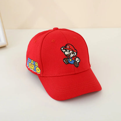 New Mushroom Yoshi Classic Character Baseball Cap Game Merchandise Unisex Adjustable Size Color Blocking Casual Fashion Gift