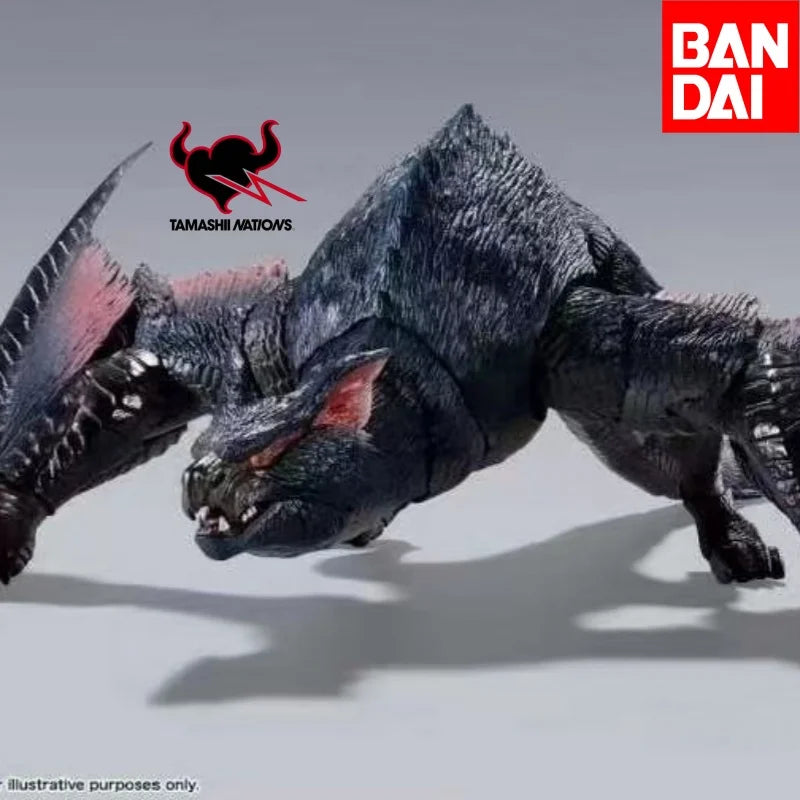 Bandai Original In Stock SHMonsterArts Monster Hunter Nargacuga First Time Bonus Figure Garage Model Doll Brand New Boxed Gift