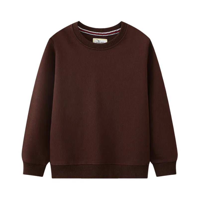 Jumping Meters 2-7T Long Sleeve Solid Boys Girls Sweatshirts For Autumn Spring Children's Clothing Hooded Shirts Tops Costume