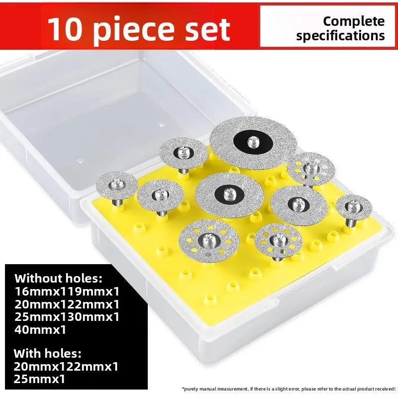 Tiling Cutting Small Slices Titanium-Coated Diamond Sand Small Saw Blades Stone Ceramic Jade Joint Cleaning and Grinding Sheets