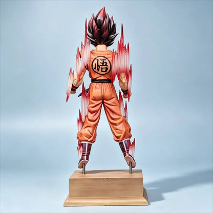 37cm/14.57in Anime Dragon Ball Z Figure Kaiouken Goku Action Figures Pvc Statue Desktop Ornamen Collection Model Toys Gifts