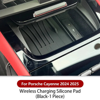 For Porsche Cayenne 2024 -2026 Silicone Car Cup Holder Center Console Organizer Anti Spill- Drink Holder Insert Auto Accessories
