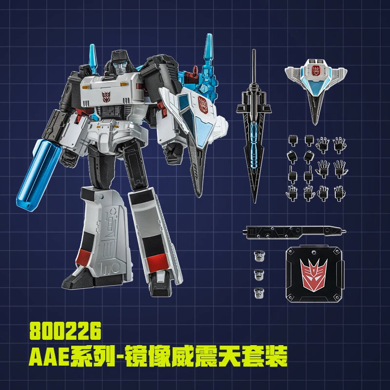 AULDEY Transformers Action Figure Collectible Toy Optimus Prime Megatron Blind Box Set with Movable Joints Design Model Gift Set