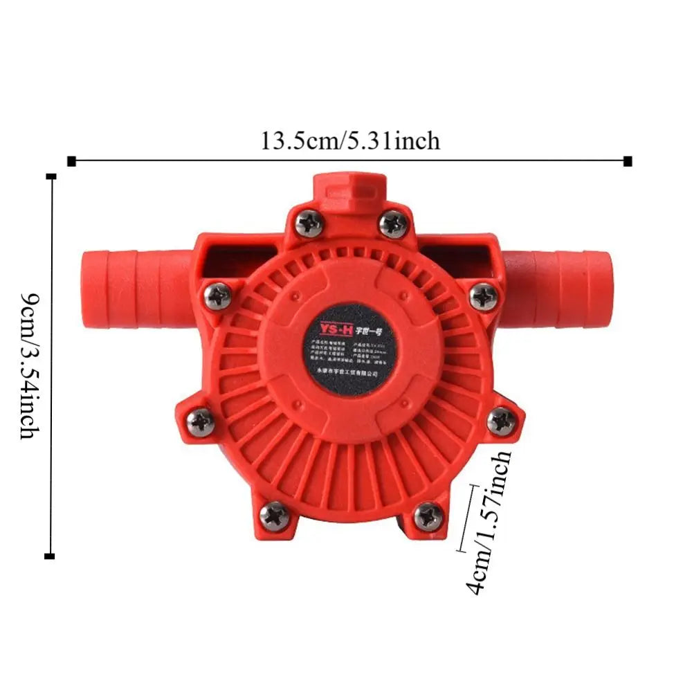 Small Electric Drill Drive Pump Round Shank Self-priming Liquid Transfer Pump Portable High Quality Household Water Pump