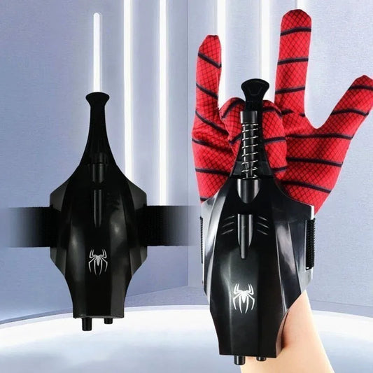 Spiderman Web Shooter Spider Man Cobweb Launcher Peter Parker Figure ML Legends Cosplay Accessories Gloves Toys Gift for Kids