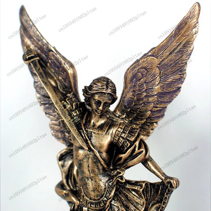 Archangel Michael St. Michael Sculpture Ornament Home Decoration Resin Crafts Statue Ornament