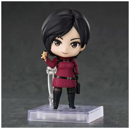 New #2761 #2337 Ada Wong & Leon S. Kennedy Resident Evil Anime Figure Set  Swappable Faces Movable Joints Action Figure Gifts