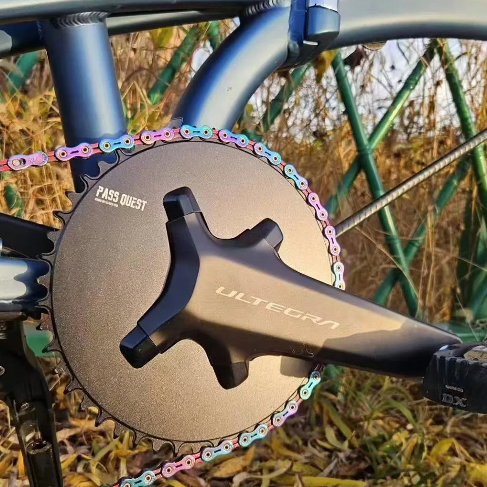 PASS QUEST 110 bcd chainring for Shimano ULTEGRA r8000 R8100 Narrow Wide road bike plate single dishe 54T 50 34T 52 36 53 39