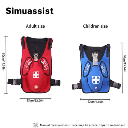 Adult/child Heimlich Training Vest Wearable Tracheal Obstruction Vest Anti Asphyxia Training Model Heimlich Training Model