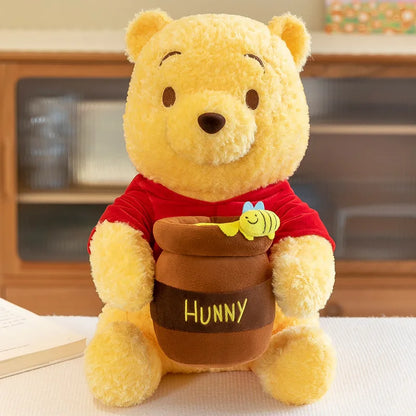35/45/55cmhoney Winnie The Pooh Plush Toy Soft Stuffed Hunny Pot Bear Huggable Doll Home Decor Throw Pillow Accompany Doll Gift
