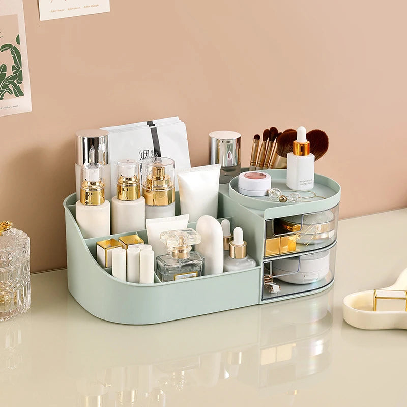 Table Makeup Storage Box Cosmetic Storage Organizer Jewelry Nail Polish Dormitory Makeup Container Desktop Sundries Storage Box