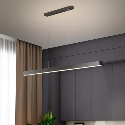 LED Restaurant Pendant Light, Dining Table Lighting, Kitchen Bar Light, Linear Light, Office Pendant Light, Modern and Minimalis
