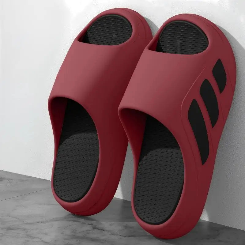Women's Trendy Outdoor Couple's Slippers, Eva Slippers with a Soft, Non-Slip, and Durable Feel, Suitable for Men and Women, Indoor Home Silent Slippers