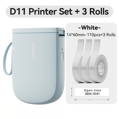 Niimbot D11 Mini Printer Wireless Phone Pocket Thermal Label Maker USB Rechargeable Inkless DIY Name Price Tag Sticker Machine