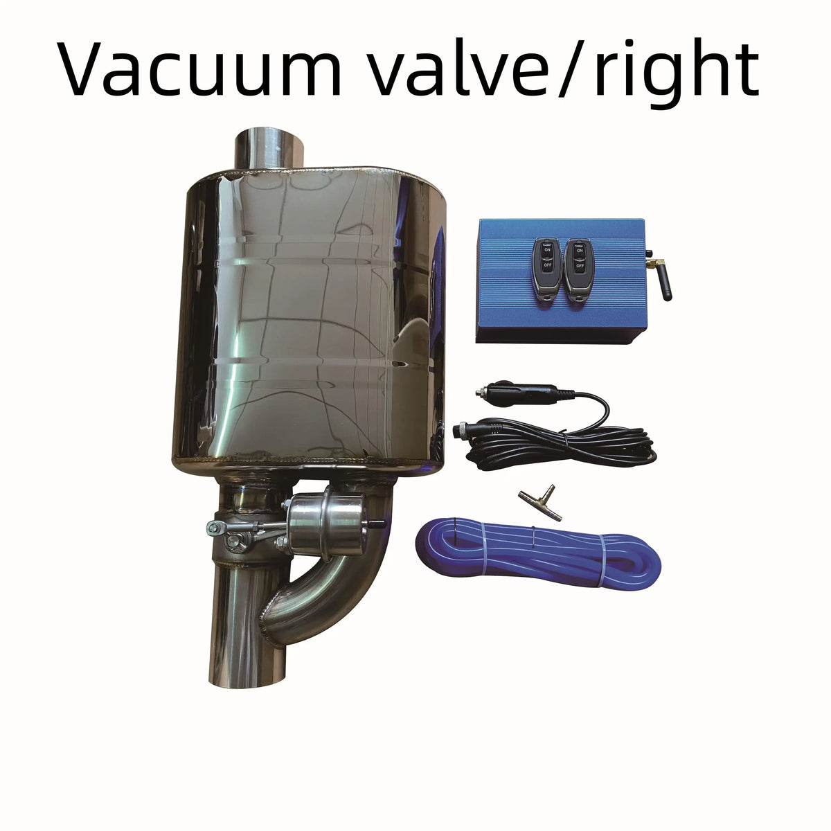 Remote Control Device for Tail Section Variable Sound Exhaust Cut-Off Valve of Automobile Universal Exhaust Valve 51 63 76mm
