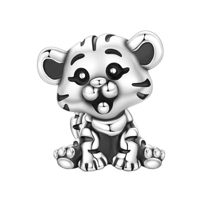 Orstarry 925 Sterling Silver Cute Rabbit Animal Beads Original Pendants Bracelet Charm Jewelry Party DIY Trendy Gifts