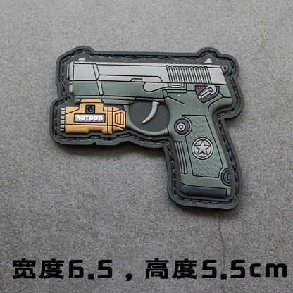 New 3D PVC Armband M416 Q Edition Armband Backpack Morale Collection Tactical Fast Tank Military Hook&Loop Patches for Clothing