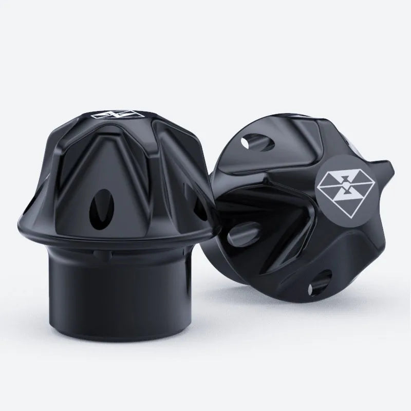 1Pair Aluminum Alloy Valve Caps Tire Valve Caps Automobile Tire Caps Anti-Leak Valve Suitable For Motorcycles Car Bicycles