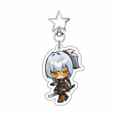 New Hot Game Zenless Zone Zero Keychains Pendant Car Ellen Joe Seth Lowell Jane Doe Von Lycaon Nicole Fans cosplay Gifts