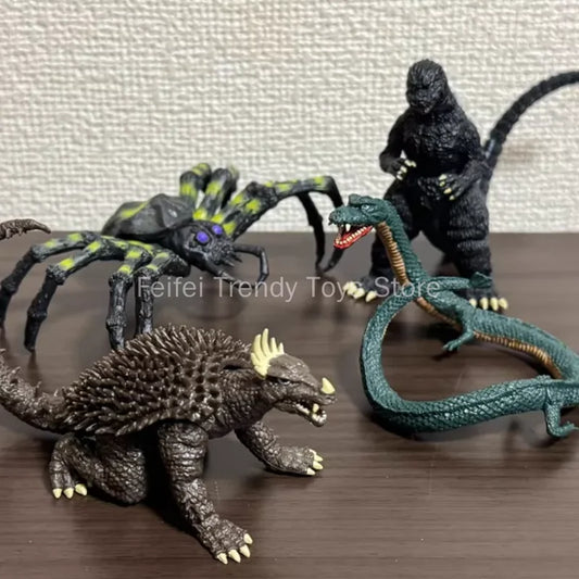 Bandai Godzilla High Grade Gashapon Anguirus Kumonga Manda Kaiju Figure Vol 2 Collectible Desktop Display Model Ornament toy
