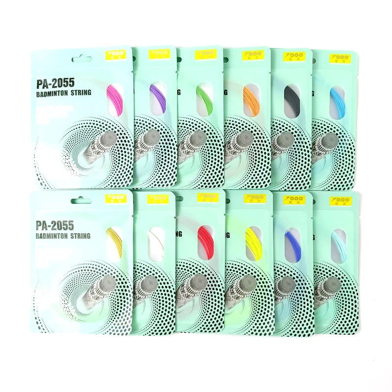 Badminton Strings PA-2055 Badminton Strings High Elasticity Resistance Playing Badminton Racket Strings Gym Teams.
